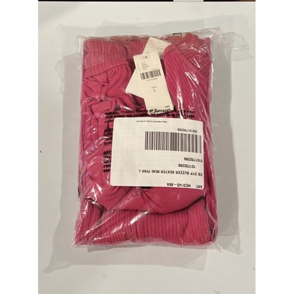 ANTHROPOLOGIE Daily‎ Practice New Mini Dress LARGE Buzzer Beater Sleeveless Pink - Picture 10 of 10
